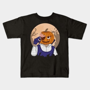 Pumpkin Man Kids T-Shirt